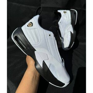 G33- SIZE 5.5Y / 7 WOMEN'S NIKE JORDAN MAX AURA 6 WHITE / BLACK / MTLC GOLD FQ82